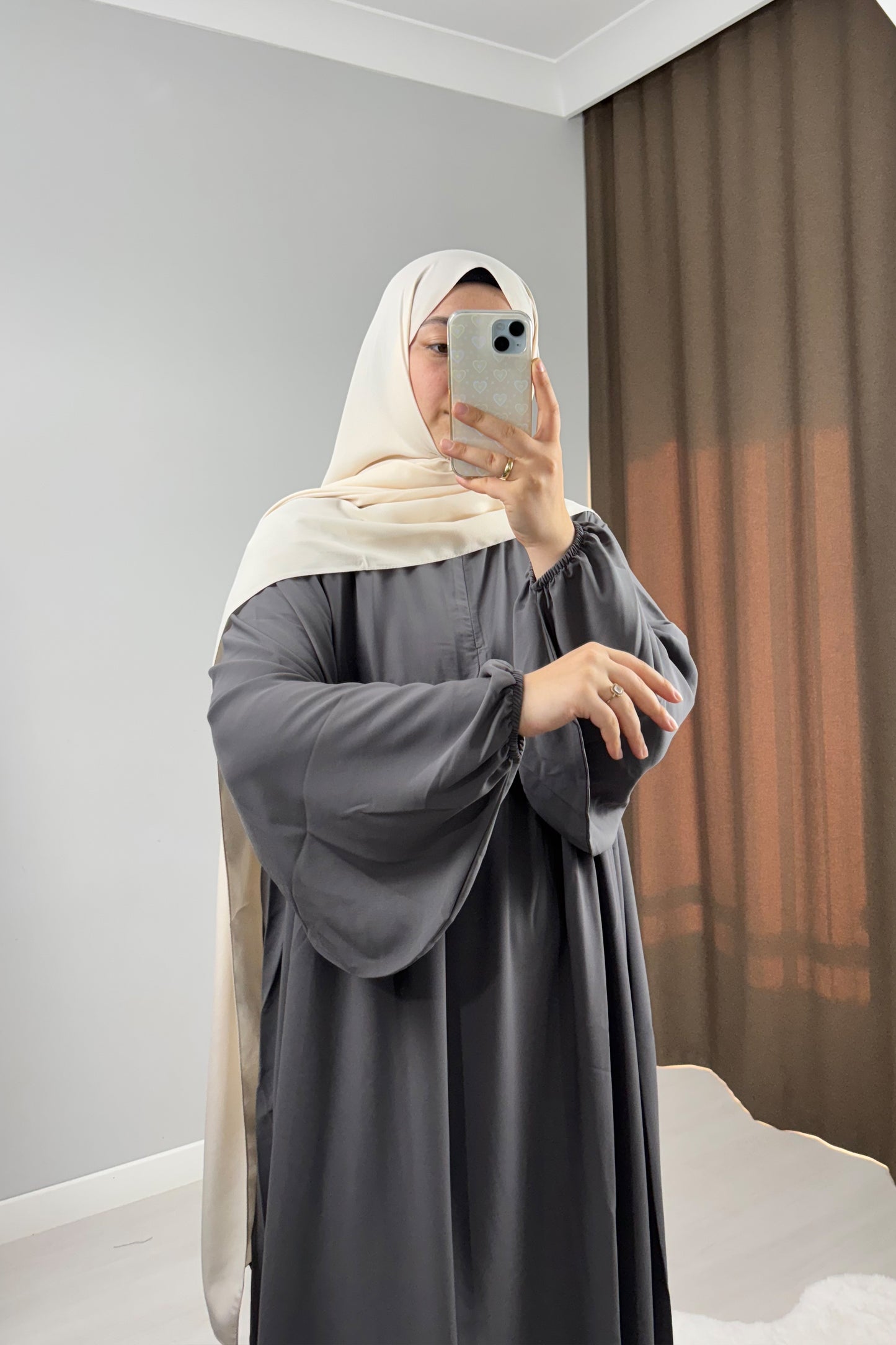 Zeynep Füme Tesettür Hijab Elbise