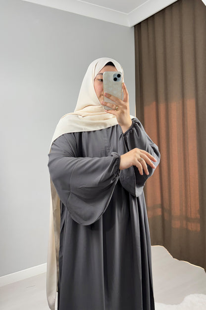 Zeynep Füme Tesettür Hijab Elbise