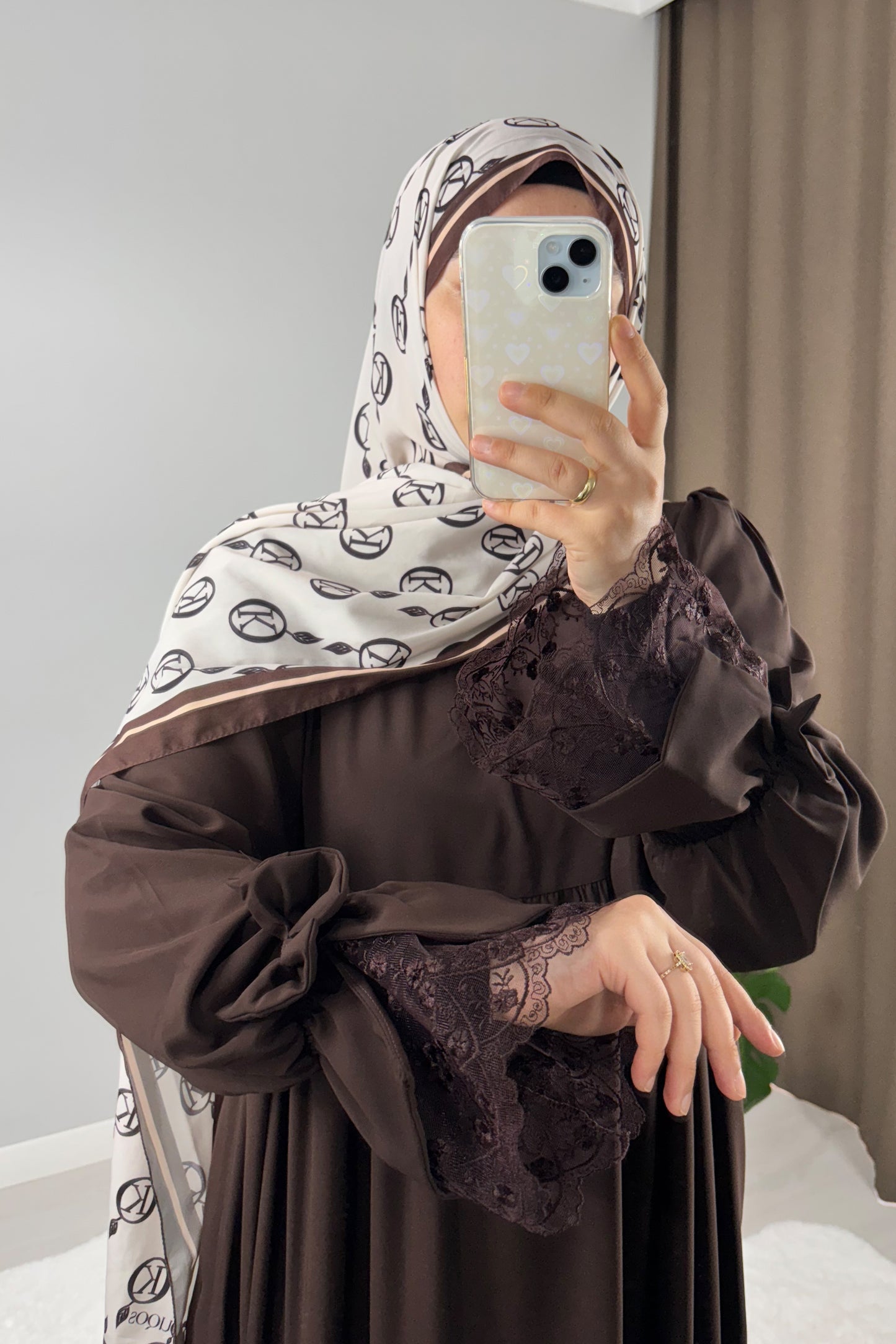 Gülce Acı Kahve Tesettür Hijab Elbise